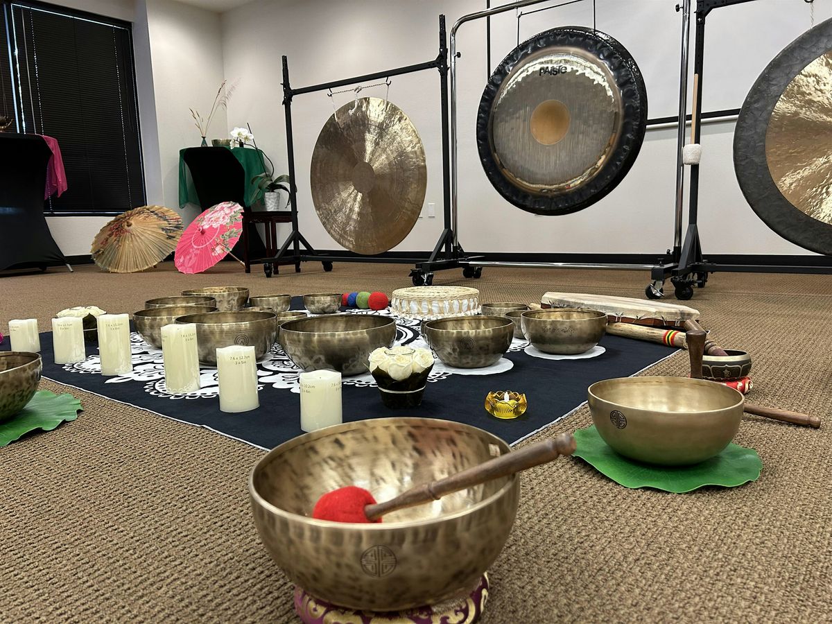 Seven Chakras & Twelve Meridians Full Moon Singing Bowl + Gongs --Immersive Soul Concert