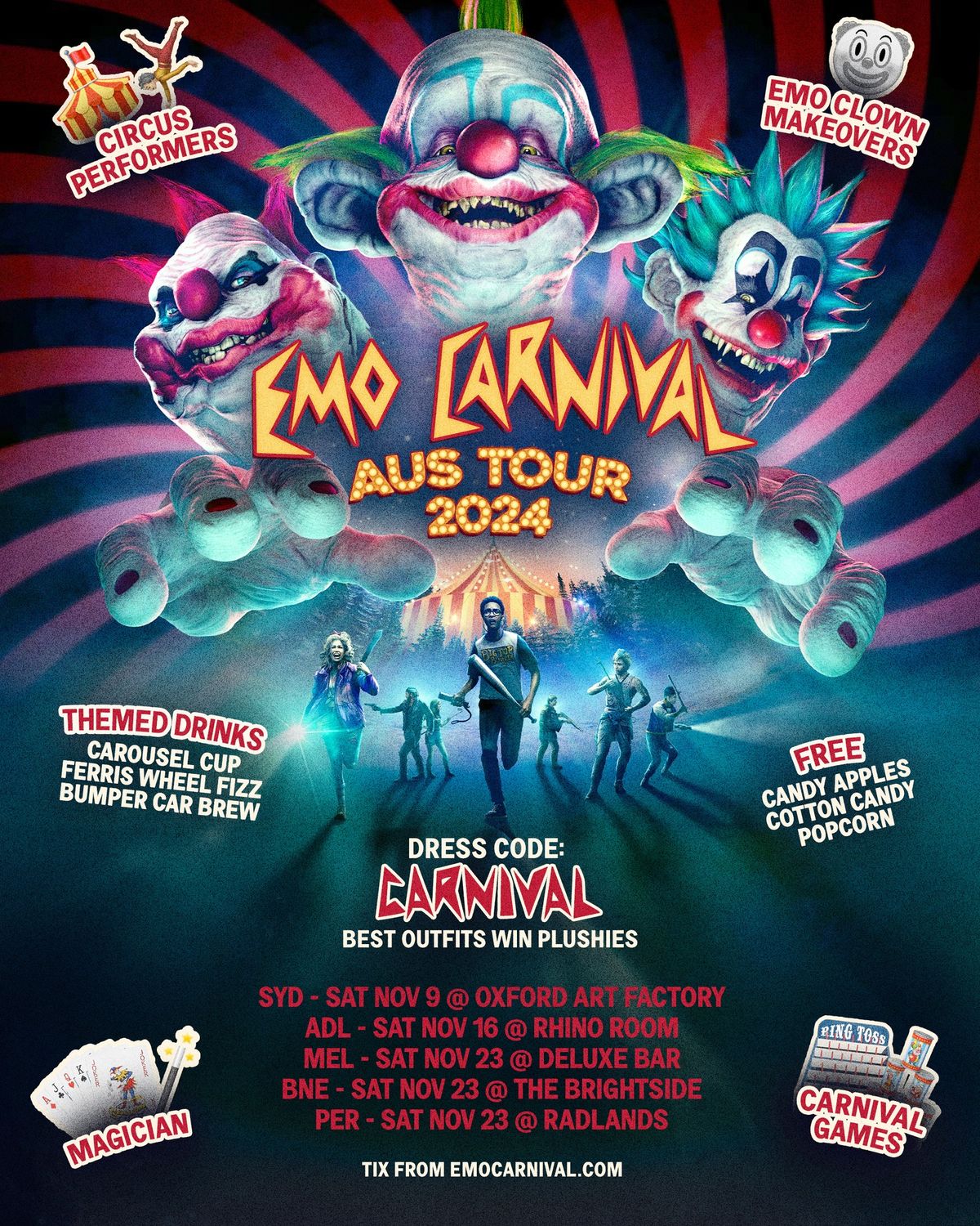 Emo Carnival 2024 - Emo Night Perth