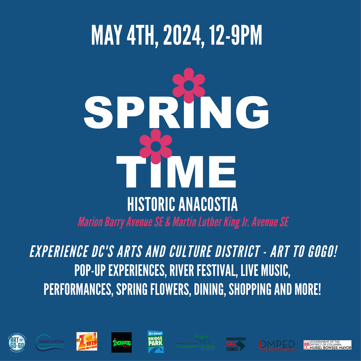 SpringTime  - Celebrating DC's Arts & Culture in Historic Anacostia