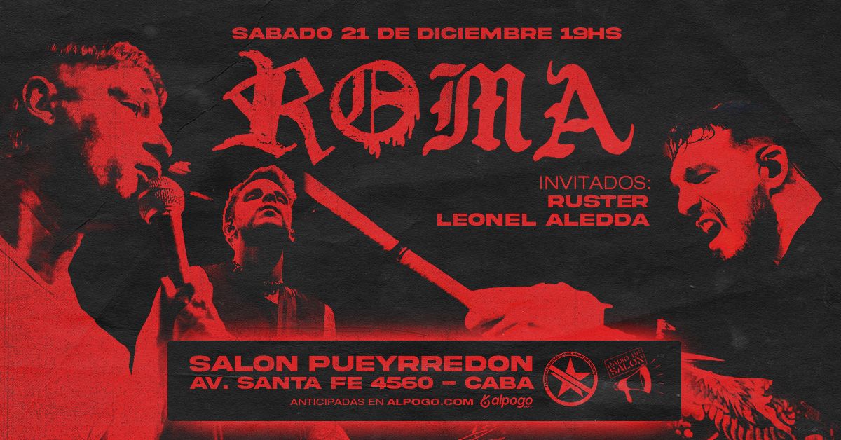 SAB 28\/12 \u2022 Roma en Sal\u00f3n Pueyrred\u00f3n!