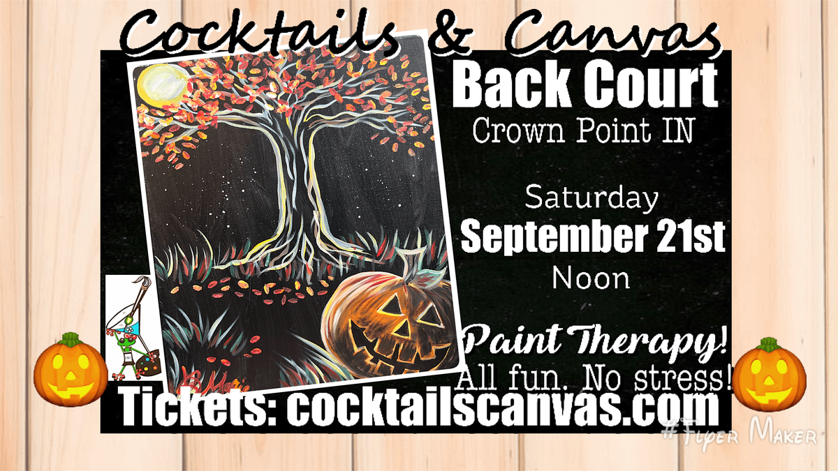 "Halloween Nights" Cocktails and Canvas Painting Art Event