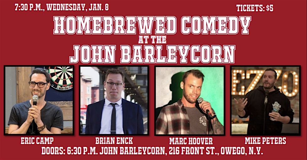 Homebrewed Comedy at the John Barleycorn Tavern