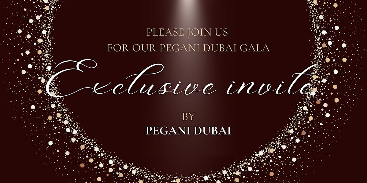 Pegani Dubai Gala te Amsterdam