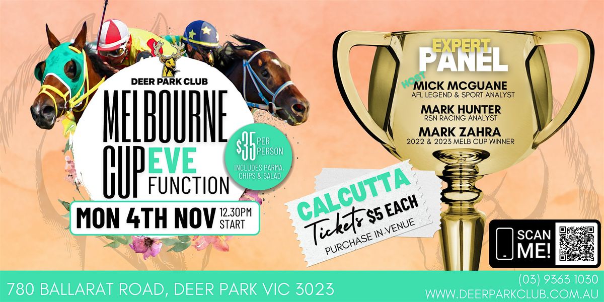 2024 Melbourne Cup Eve Calcutta