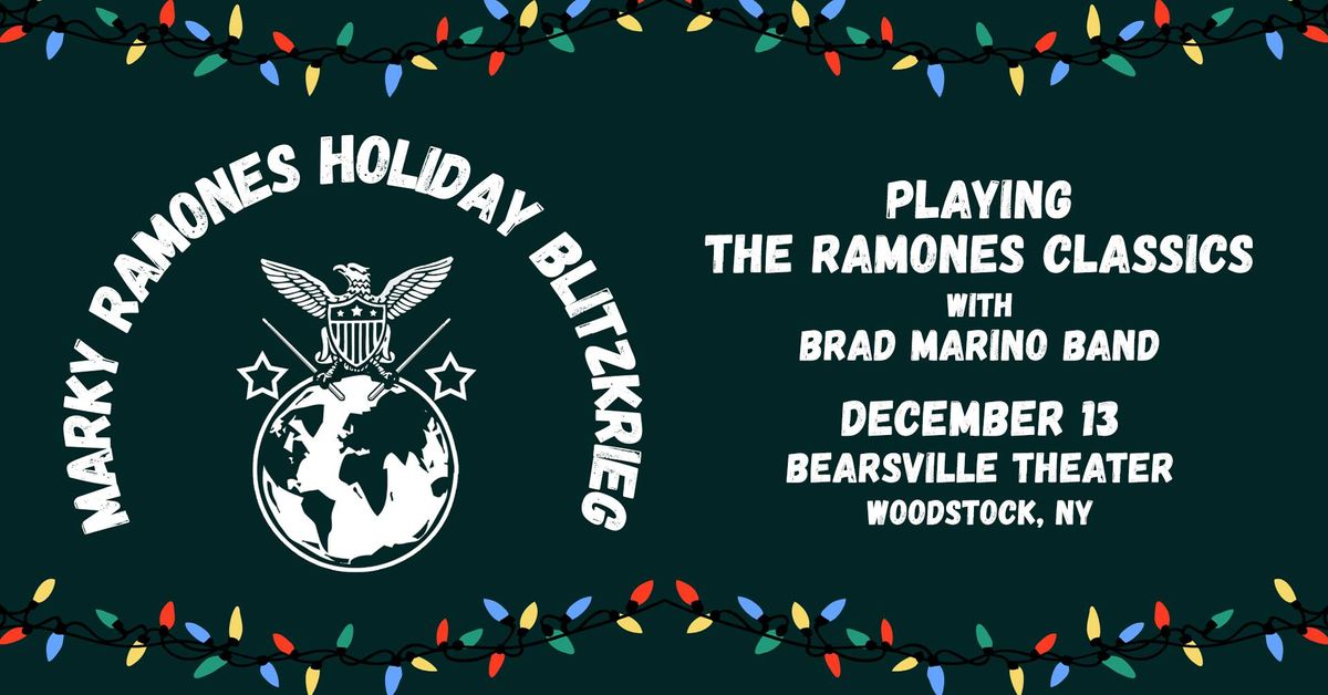 Marky Ramones Holiday Blitzkrieg Playing Ramones Classics