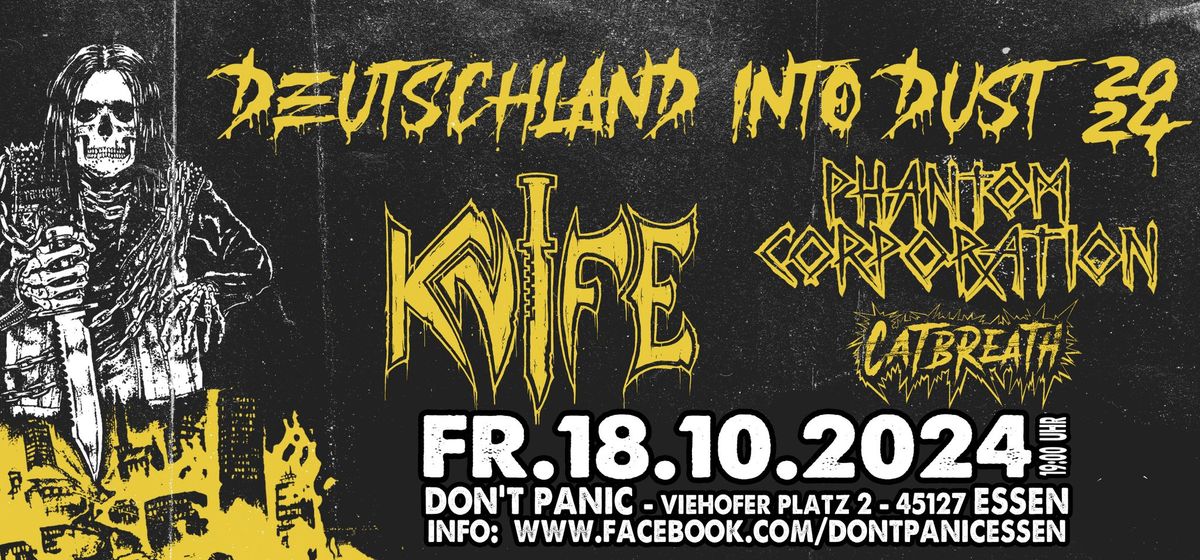  Knife + Phantom Corporation + Catbreath (Deutschland Into Dust Tour 2024)