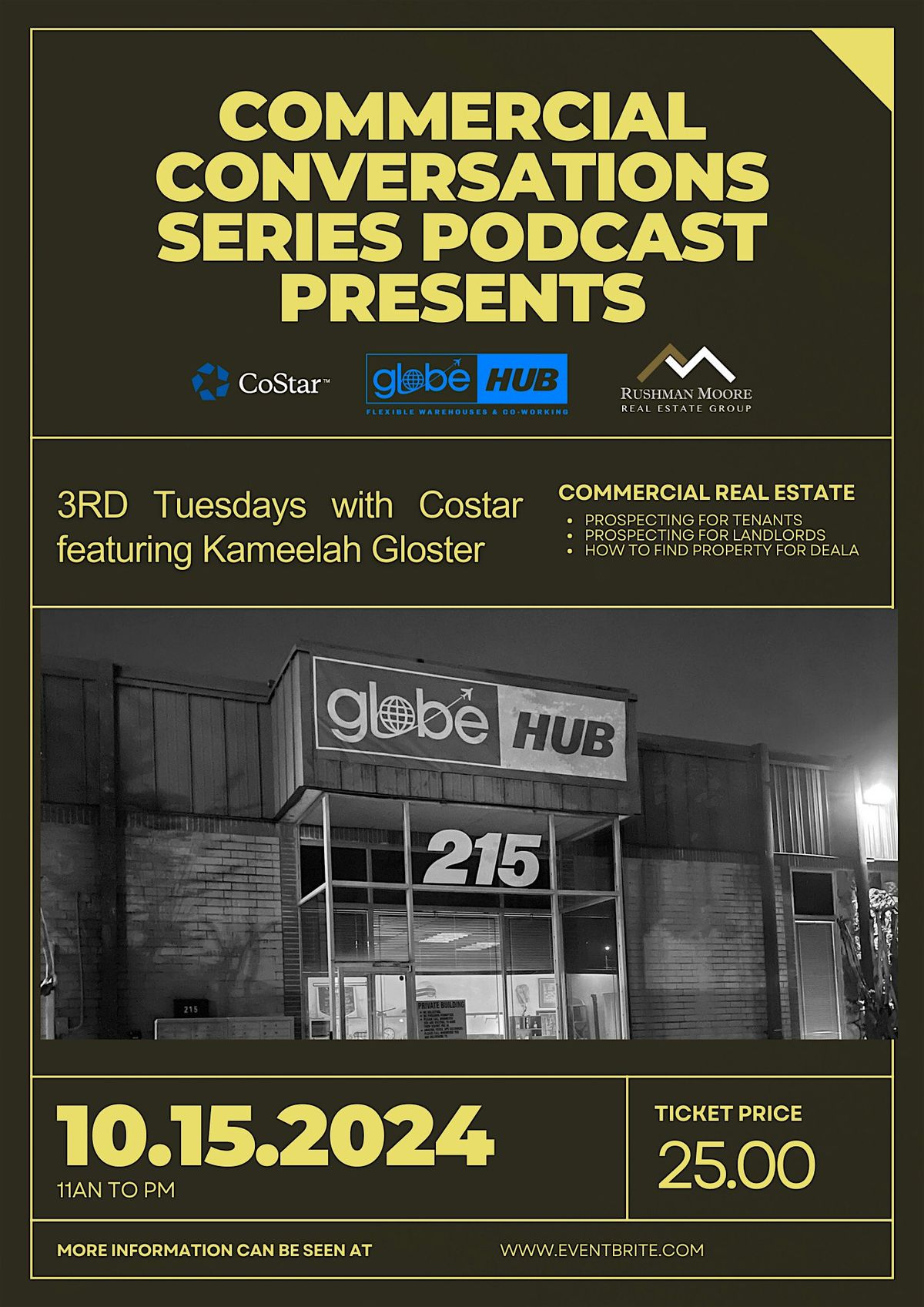 3rd Tuesdays With CoStar Hosted By Kameelah Gloste