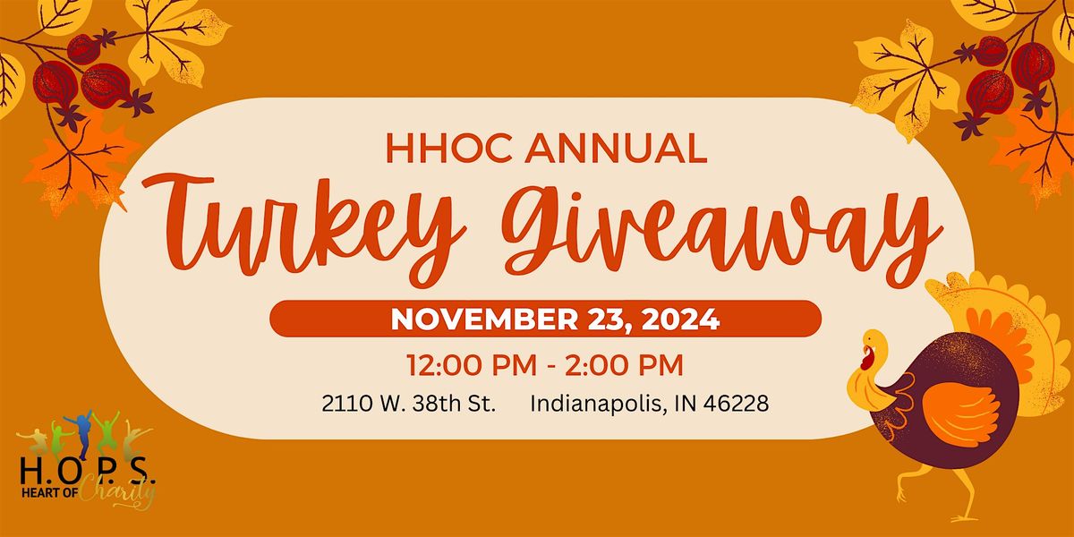 HHOC Annual Turkey Giveaway Day