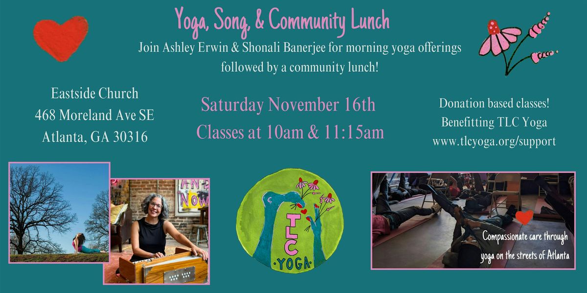 Yoga, Song & Community Lunch - a TLC Yoga Fundraiser!