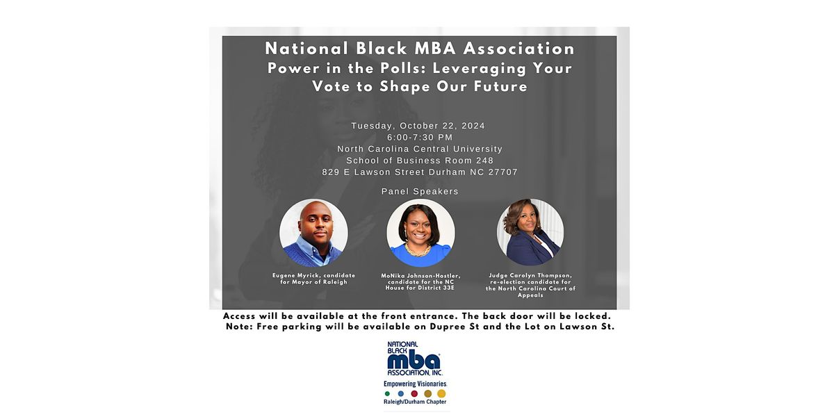 National Black MBA Association - RDU Chapter October General Body Meeting