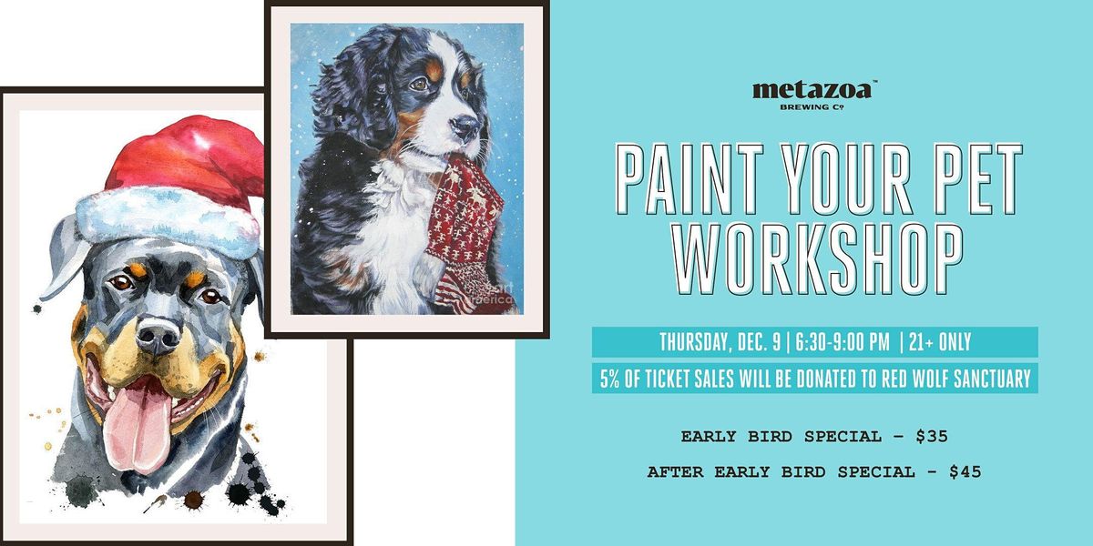 Holiday Paint Your Pet