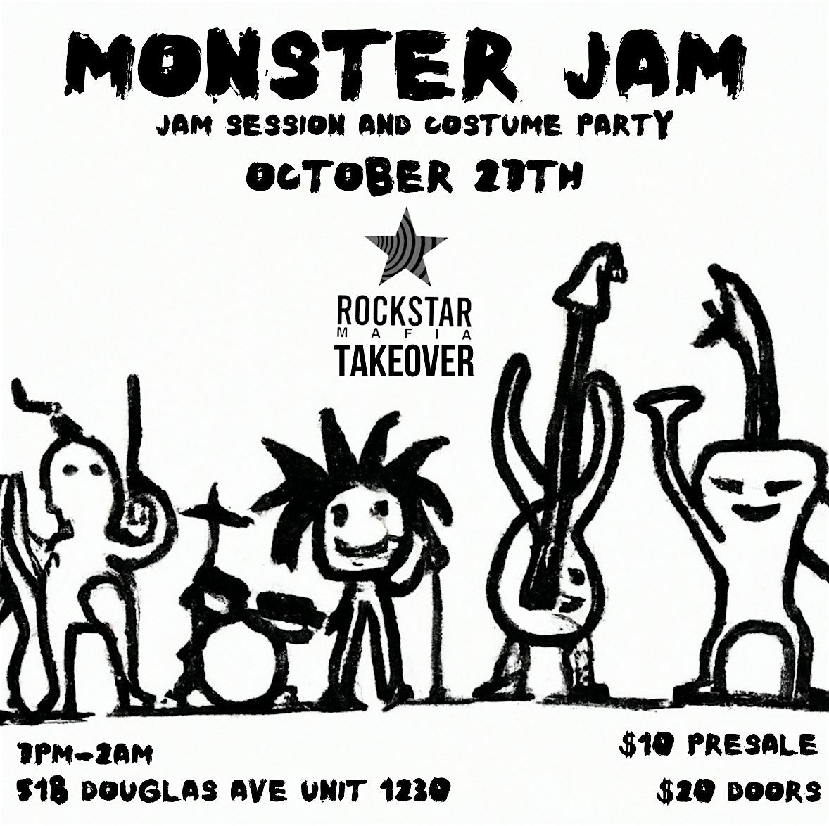 Moster Jam: Costume Party and Jam Session (Rockstar Takeover)