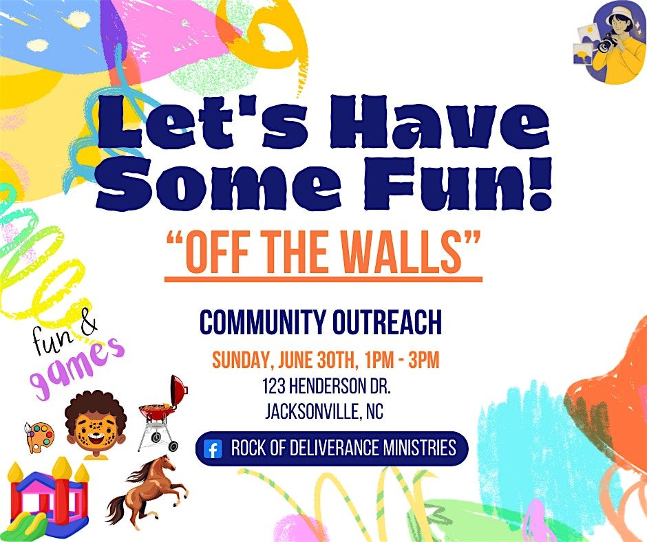 "OFF THE WALLS" COMMUNITY OUTREACH