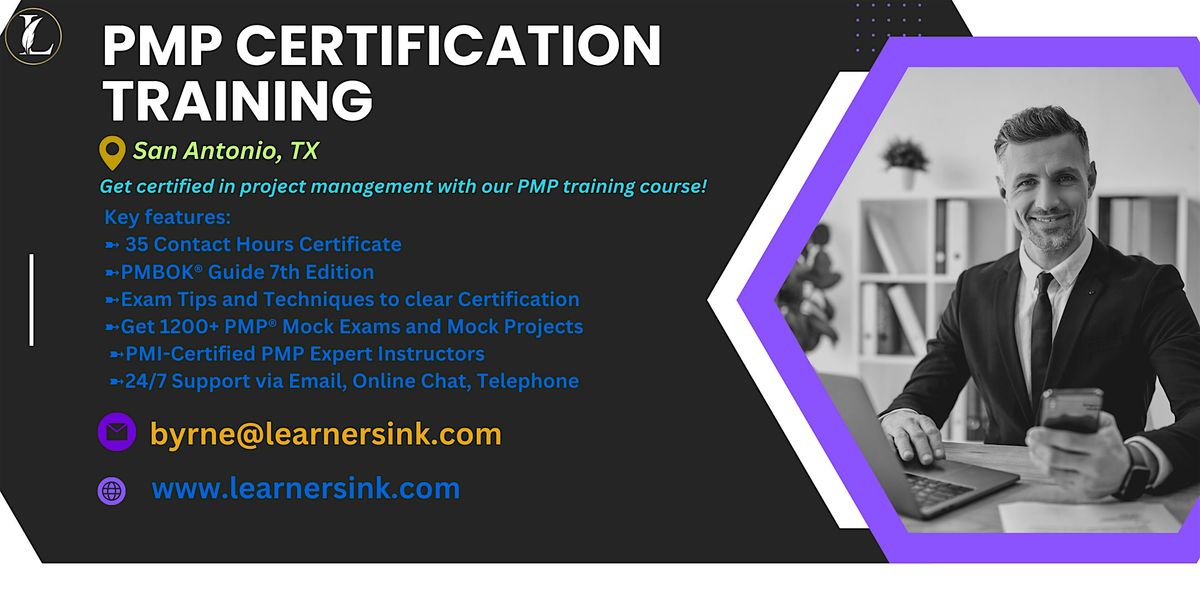 Confirmed PMP exam prep workshop in San Antonio, TX