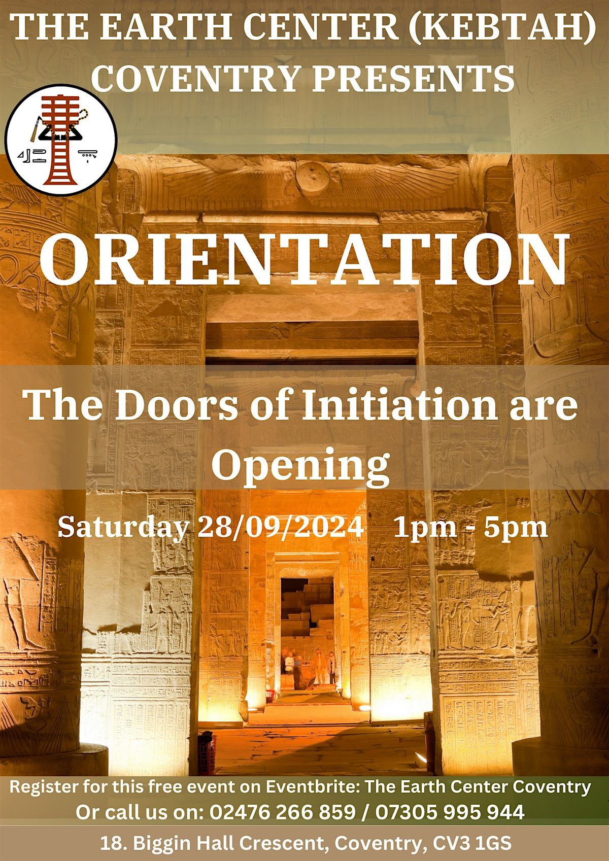 THE DOORS OF INITIATION ARE OPENING