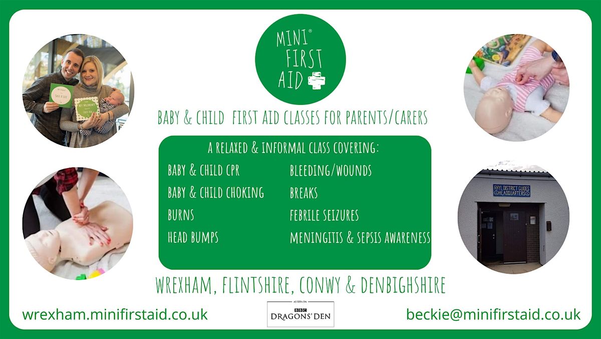 Rhyl - Baby & Child First Aid class for Parents\/Carers