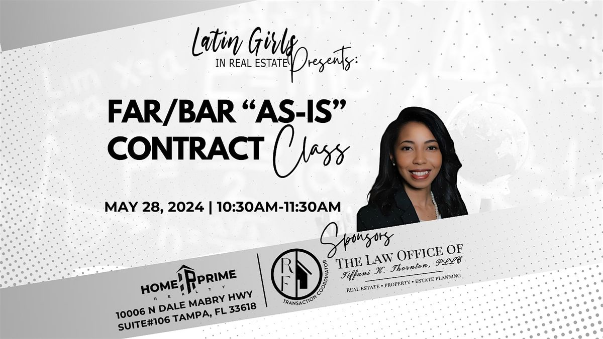 FAR\/BAR "AS IS" Contract Class