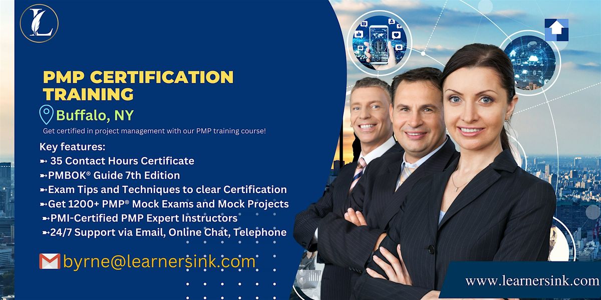 Confirmed 4 Day PMP exam prep workshop in Buffalo, NY