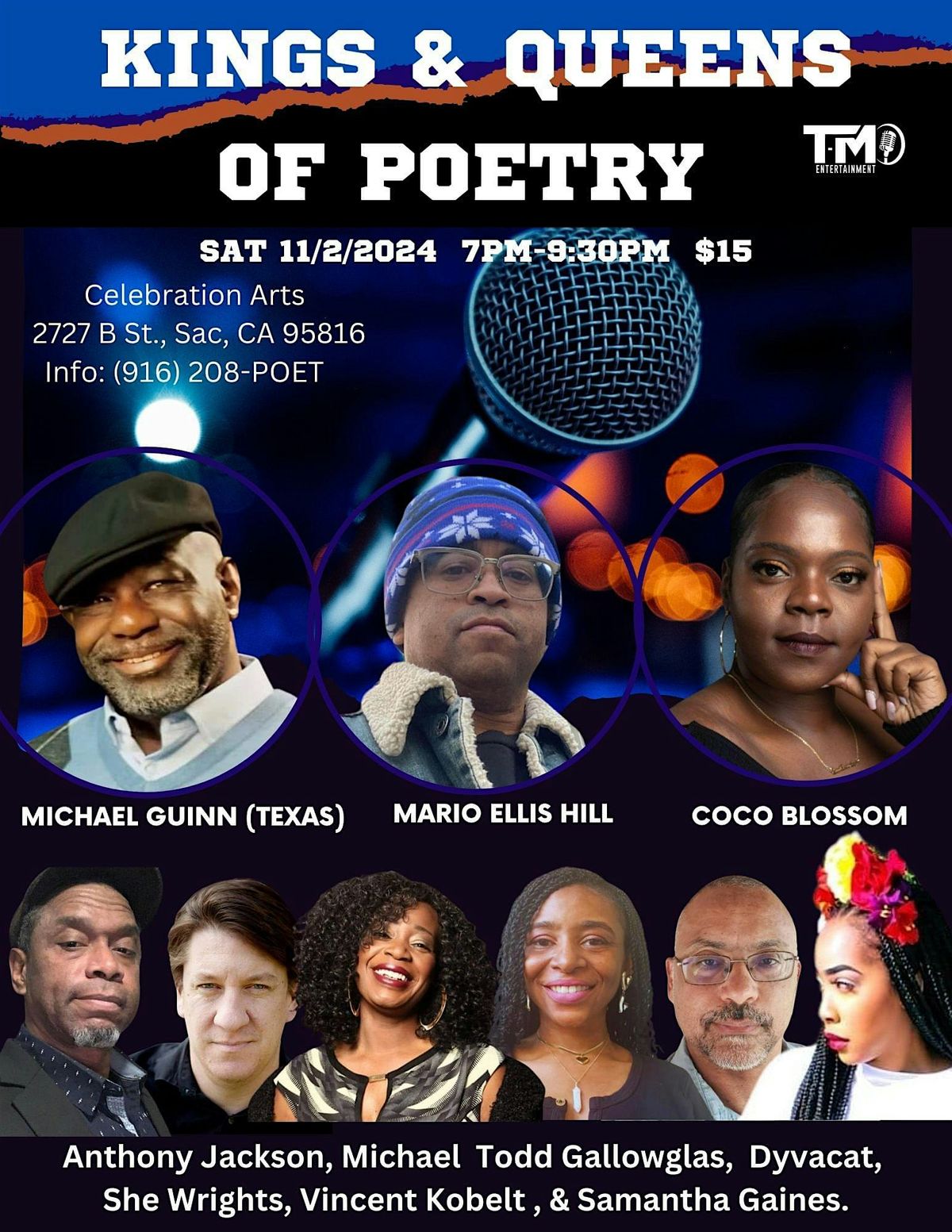 The Kings & Queens Of Poetry. Live at Celebration Arts