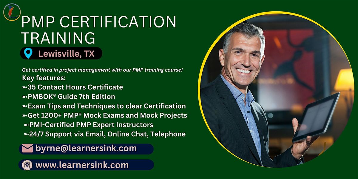 Confirmed PMP exam prep workshop in Lewisville, TX