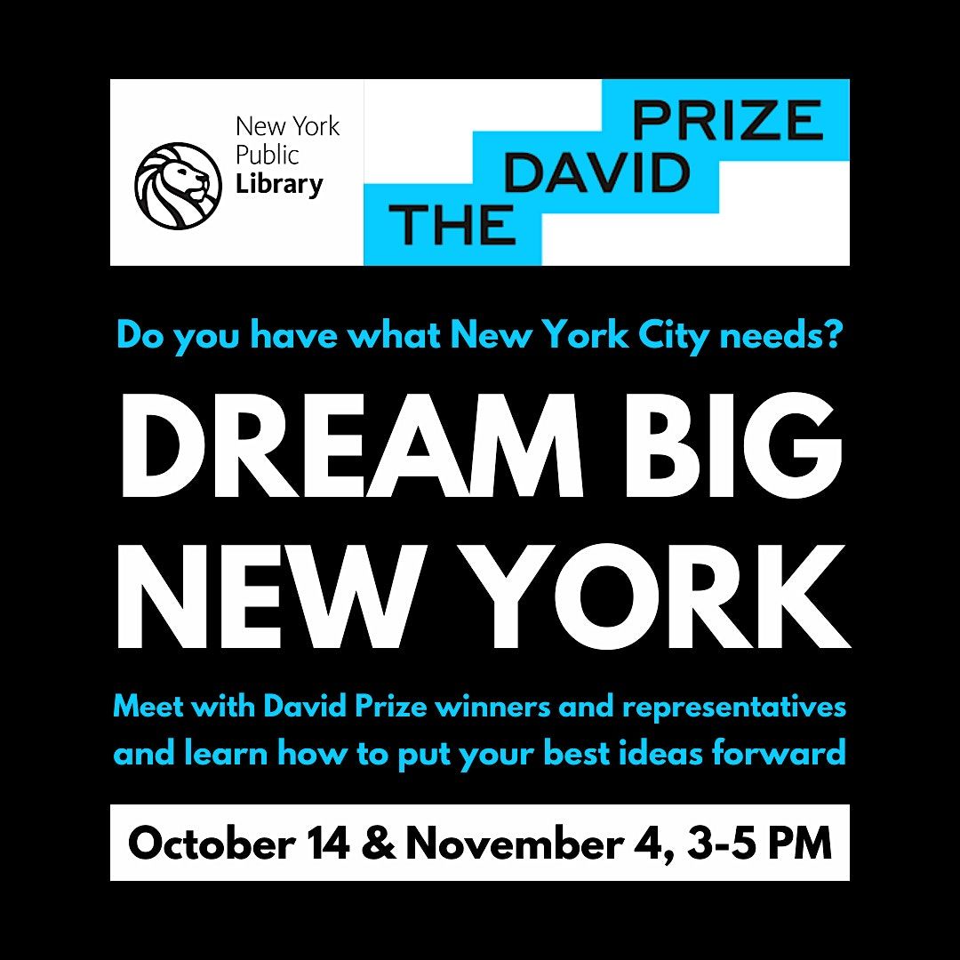 David Prize 101 - Dream Big New York - Panel