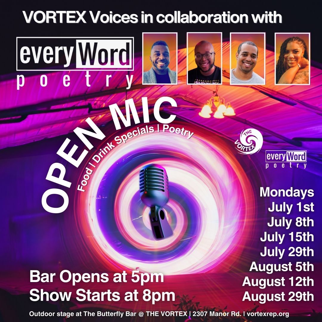 Open Mic: VORTEX Voices in Collaboration with every.Word Poetry