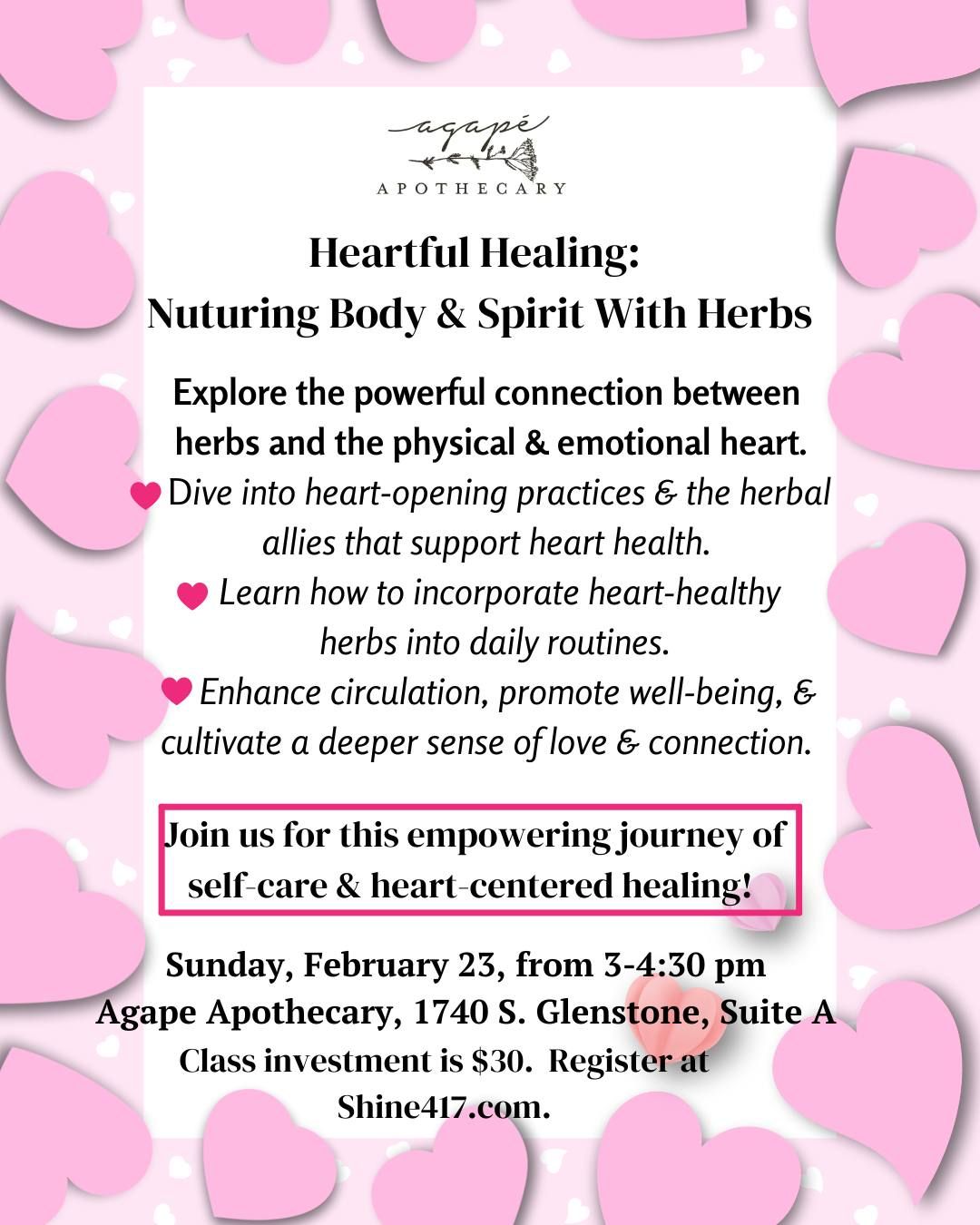 Heartful Healing:  Nurturing Body & Spirit With Herbs