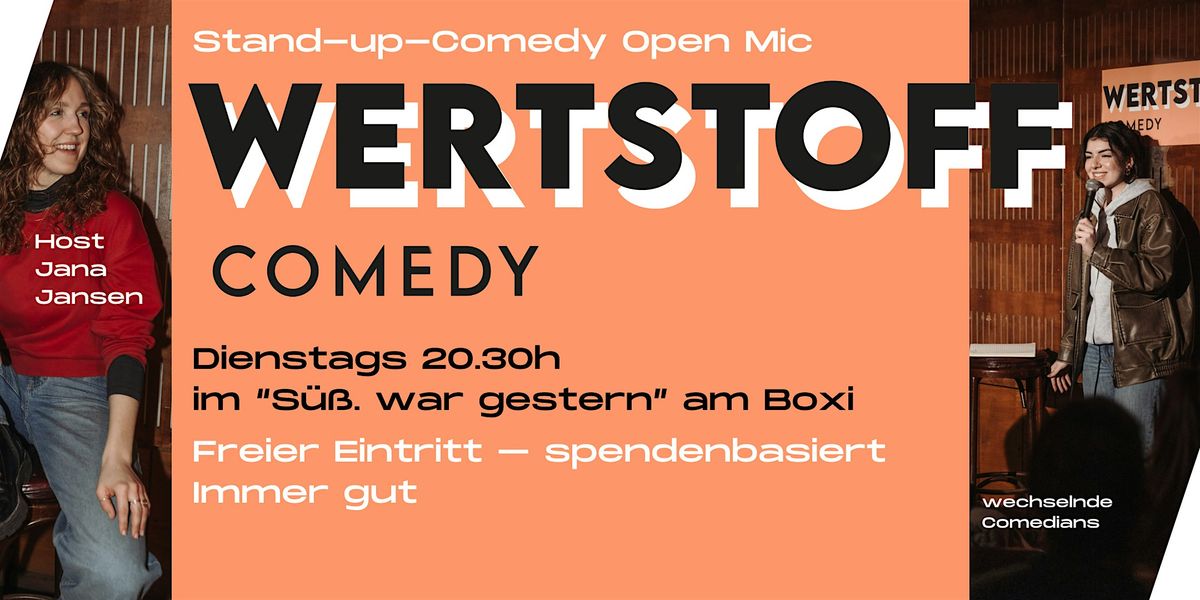 Stand-up-Comedy Open Mic \u2605 Wertstoff Comedy um 20.30h am Ostkreuz \u2605