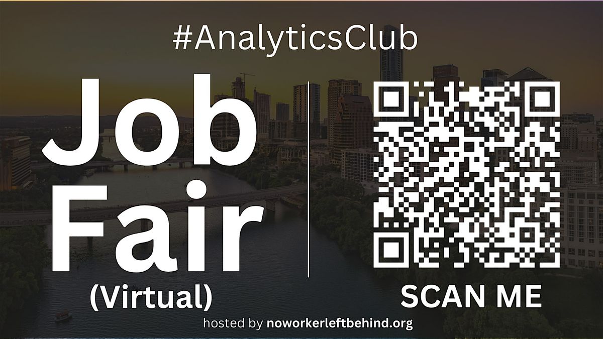 #AnalyticsClub Virtual Job Fair \/ Career Expo Event #Bakersfield