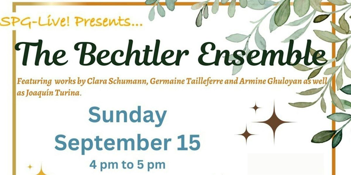 Bechtler Ensemble music event at Steinway Piano Gallery