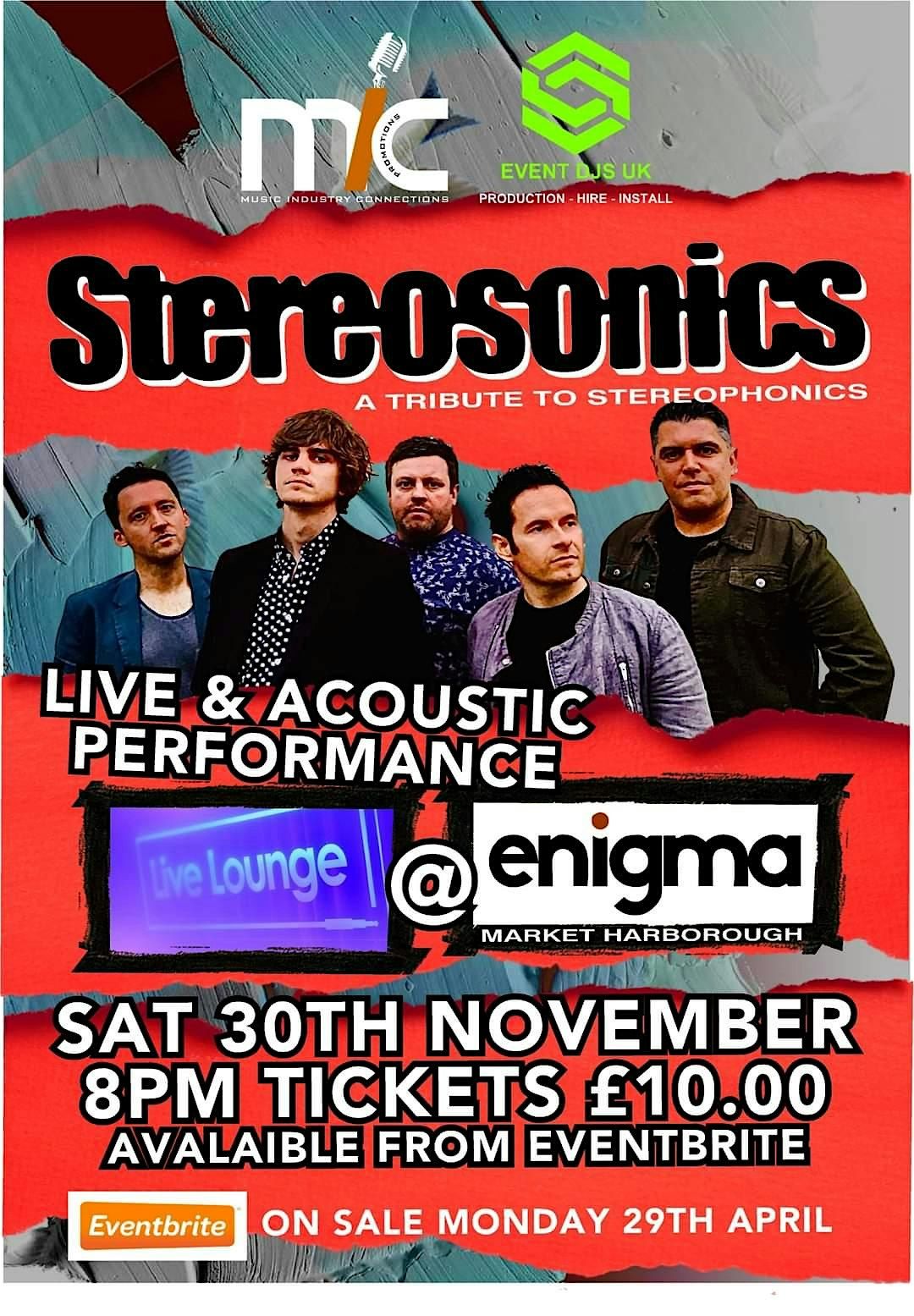 Stereosonics Live Acoustic Performance