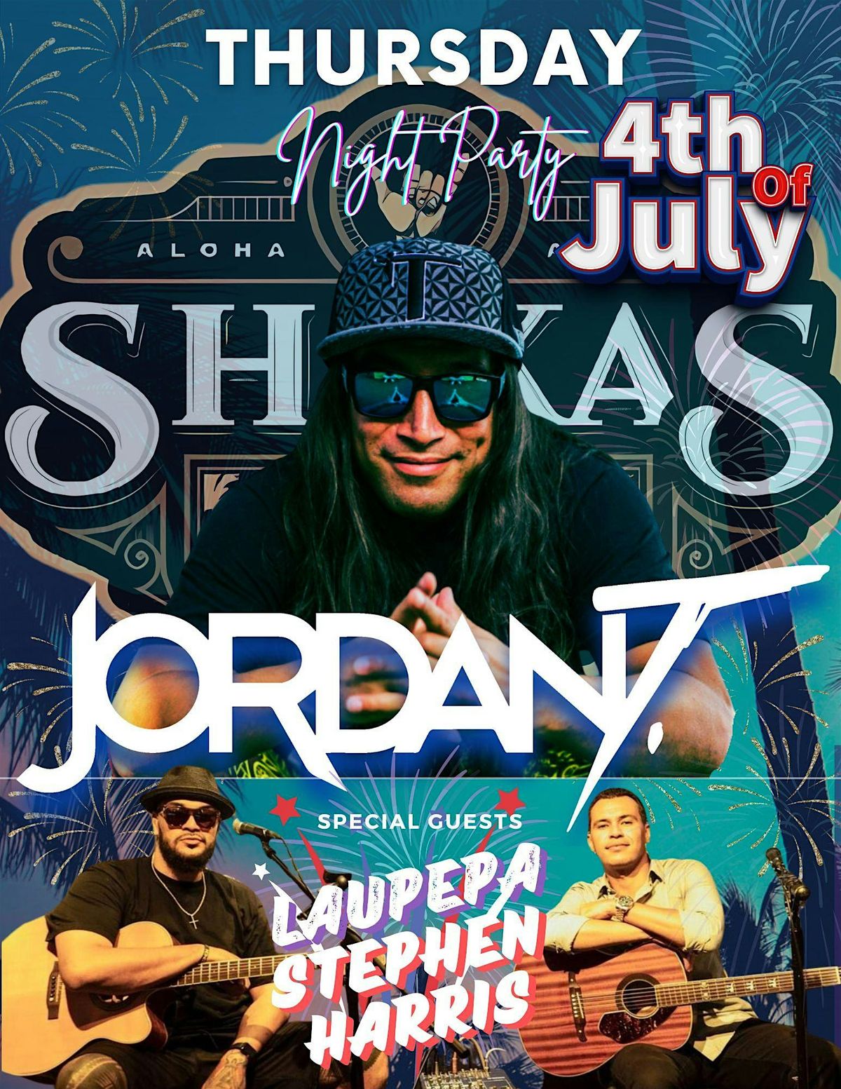 Jordan T Music Live at Shaka's Kailua with special guest Laupepa and Stephen Harris