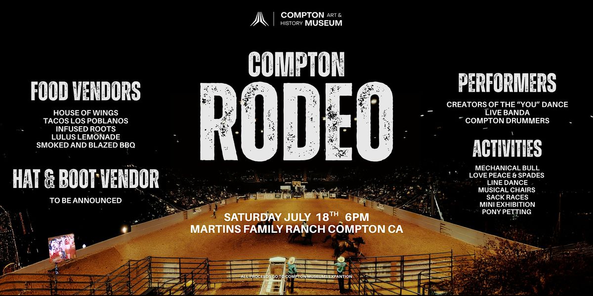 Compton Ranches The Compton Rodeo Benefit, Martin Family Ranch, Compton, 18 July 2026