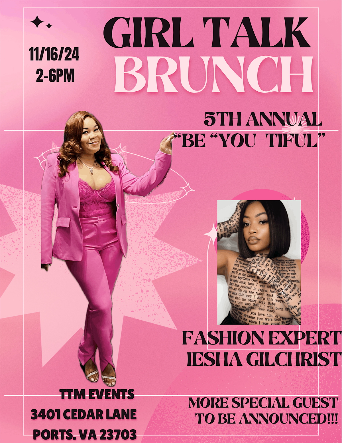 Girl Talk Brunch "Be \u201cYou\u201dTiful