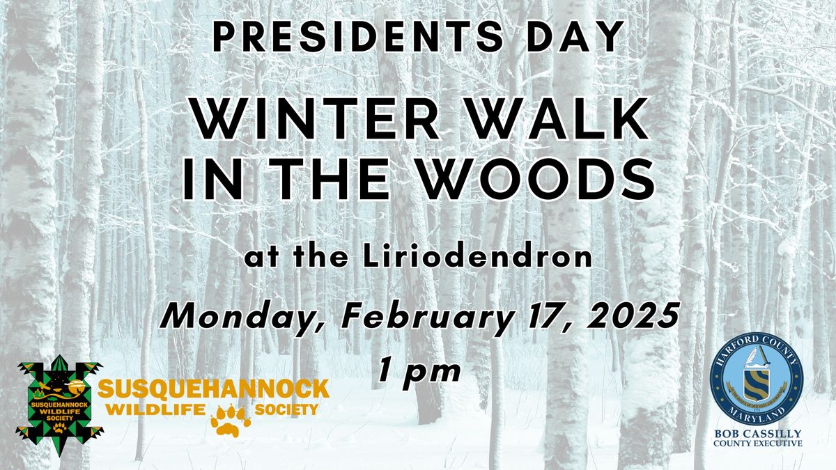 Winter Walk in the Woods at the Liriodendron