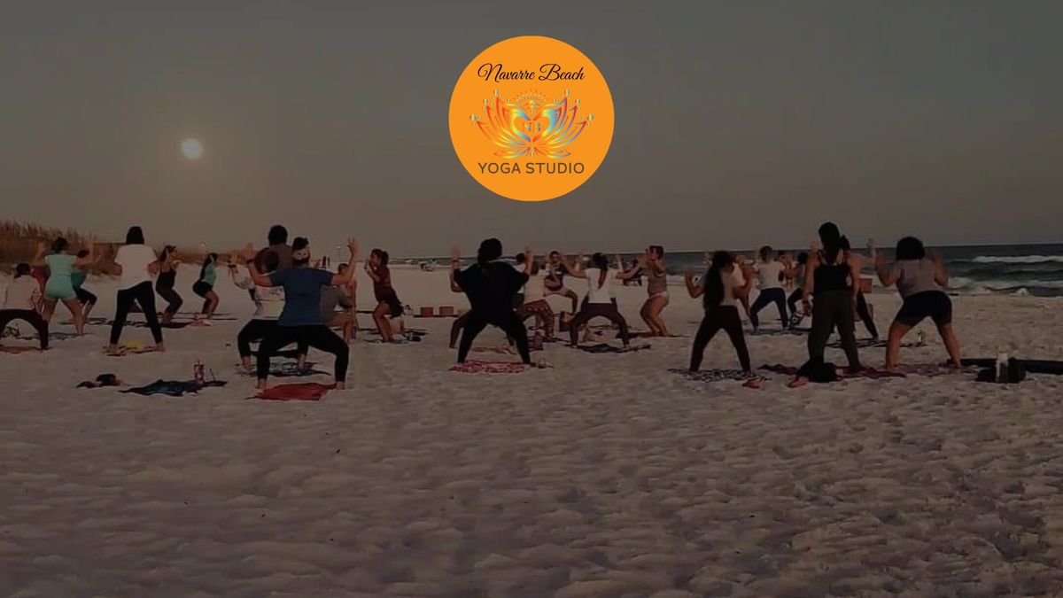 Full Moon Beach Yoga w\/ Navarre Beach Yoga Studio