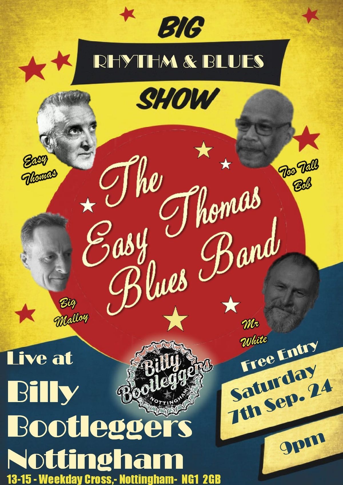 Easy Thomas Blues Band at Billy Bootleggers 