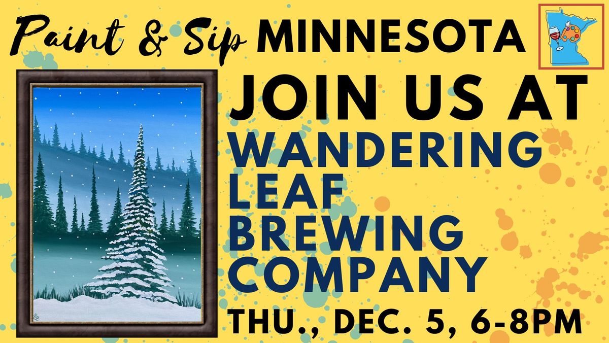 December 5 Paint & Sip at Wandering Leaf Brewing Co.