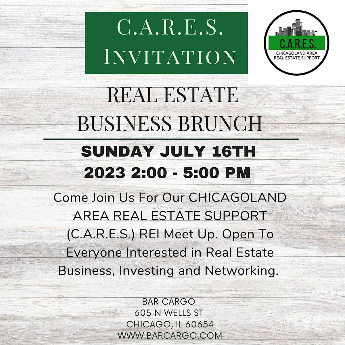 Chicagoland Area Real Estate Business Brunch Networking Event