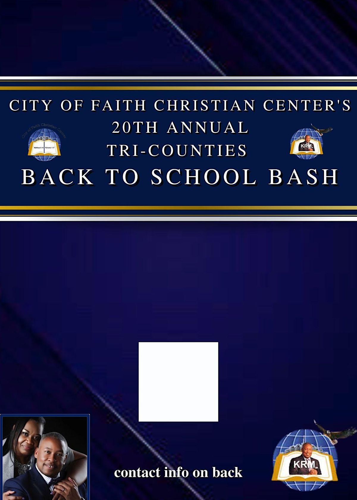 City of Faith Christian Center's Tri-Counties Back to School Bash