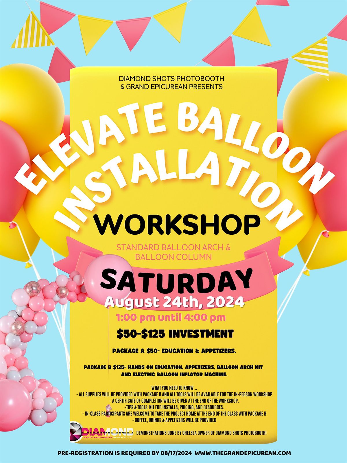 Elevate Balloon Installation Workshop