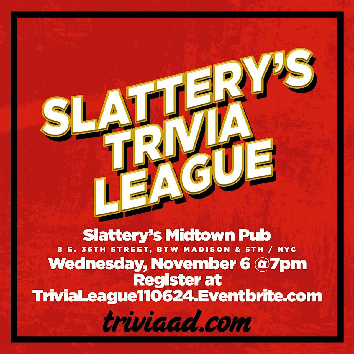 Slattery\u2019s Trivia League