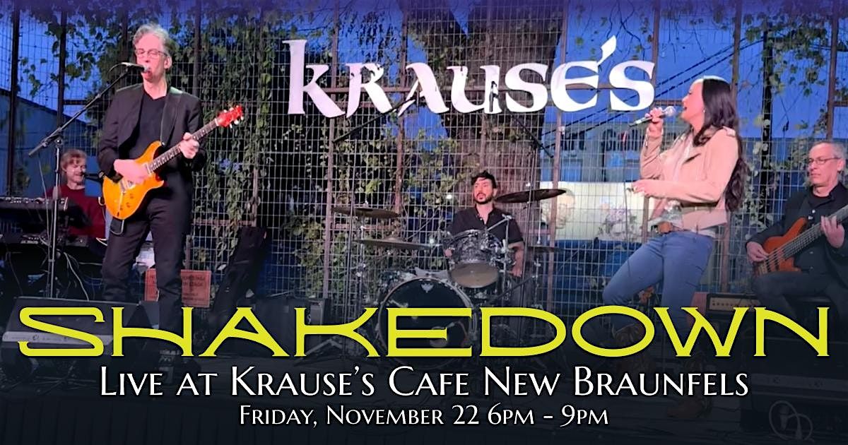 Shakedown Live at Krause's Cafe - 12\/13\/25
