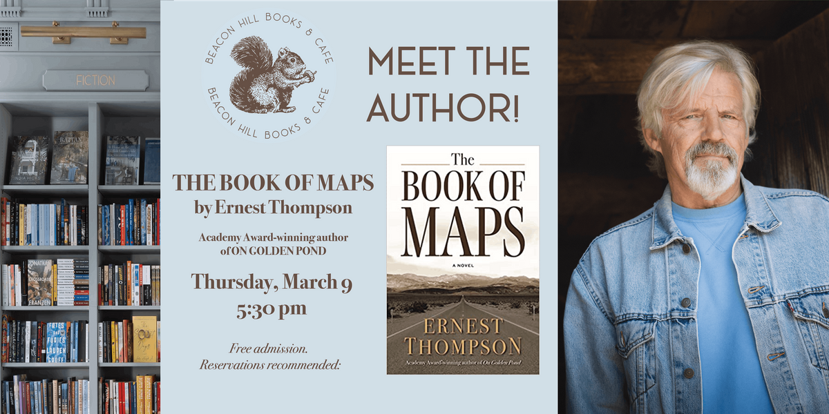 Book Reading and Signing: THE BOOK OF MAPS by Ernest Thompson