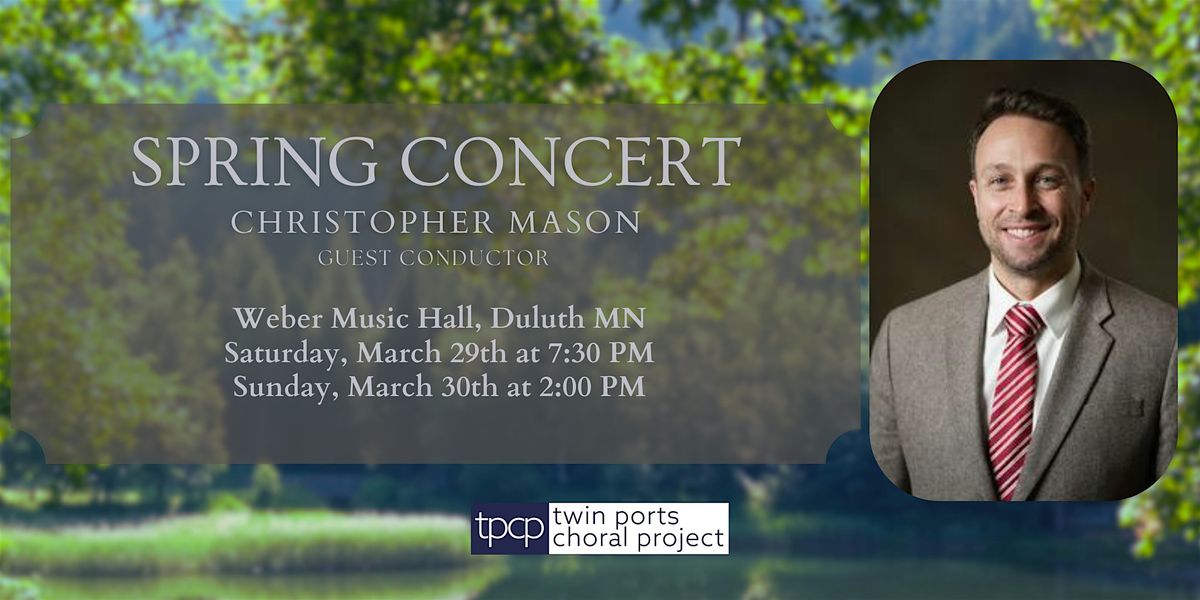 Spring Concert | Guest Conductor, Christopher Mason