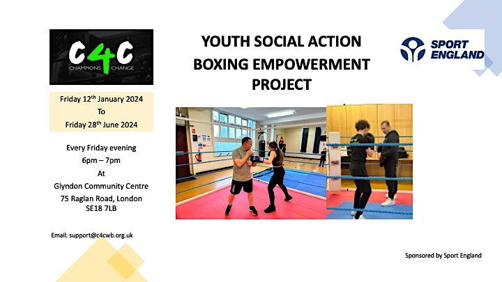 FREE - Youth Social Action Boxing  Empowerment Project