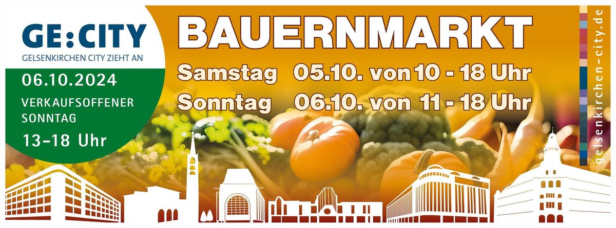 Bauernmarkt mit verkaufsoffenem Sonntag