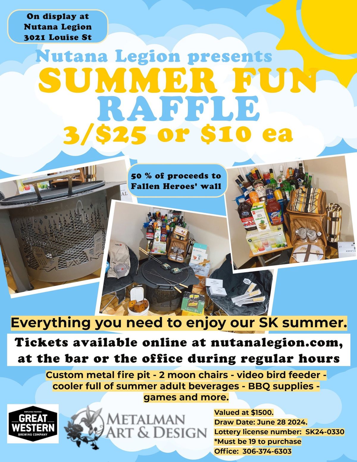 Summer Fun Raffle-Tickets on sale now