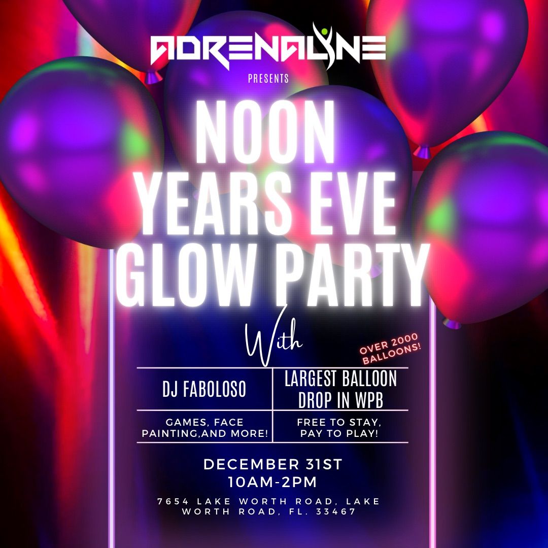 Noon Year\u2019s Eve Celebration at Adrenaline