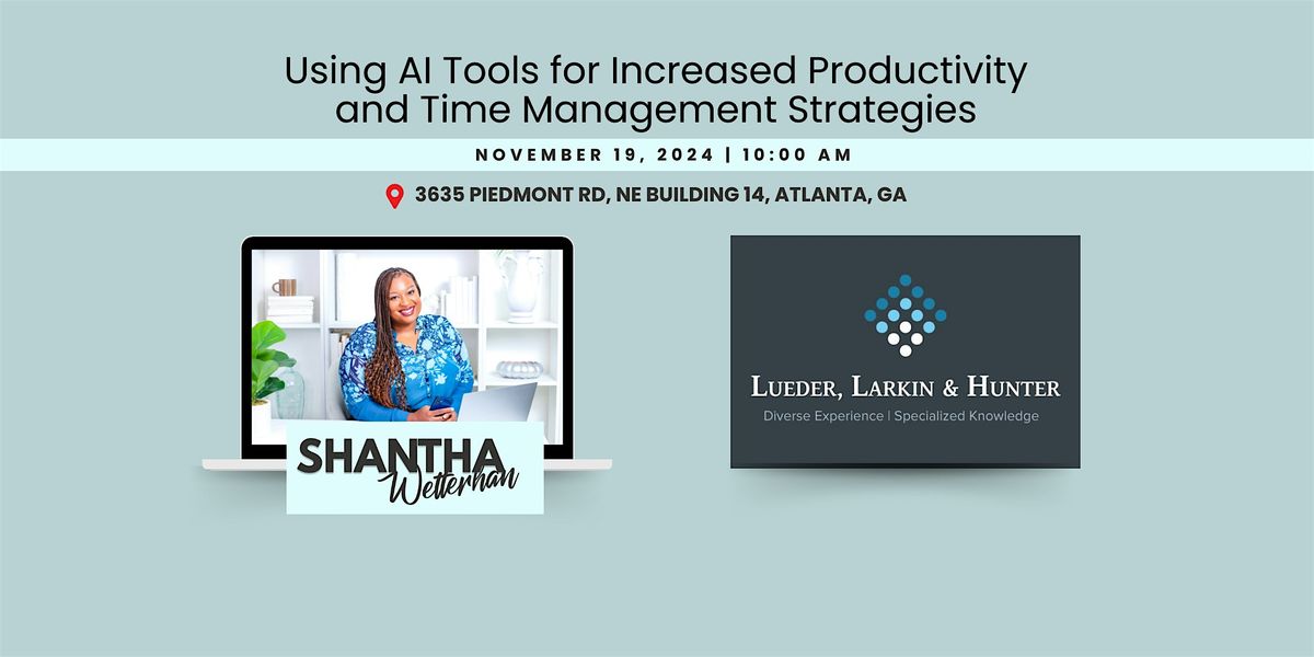 3 HR CE - Using AI Tools for Increased Productivity and Time Management Strategies